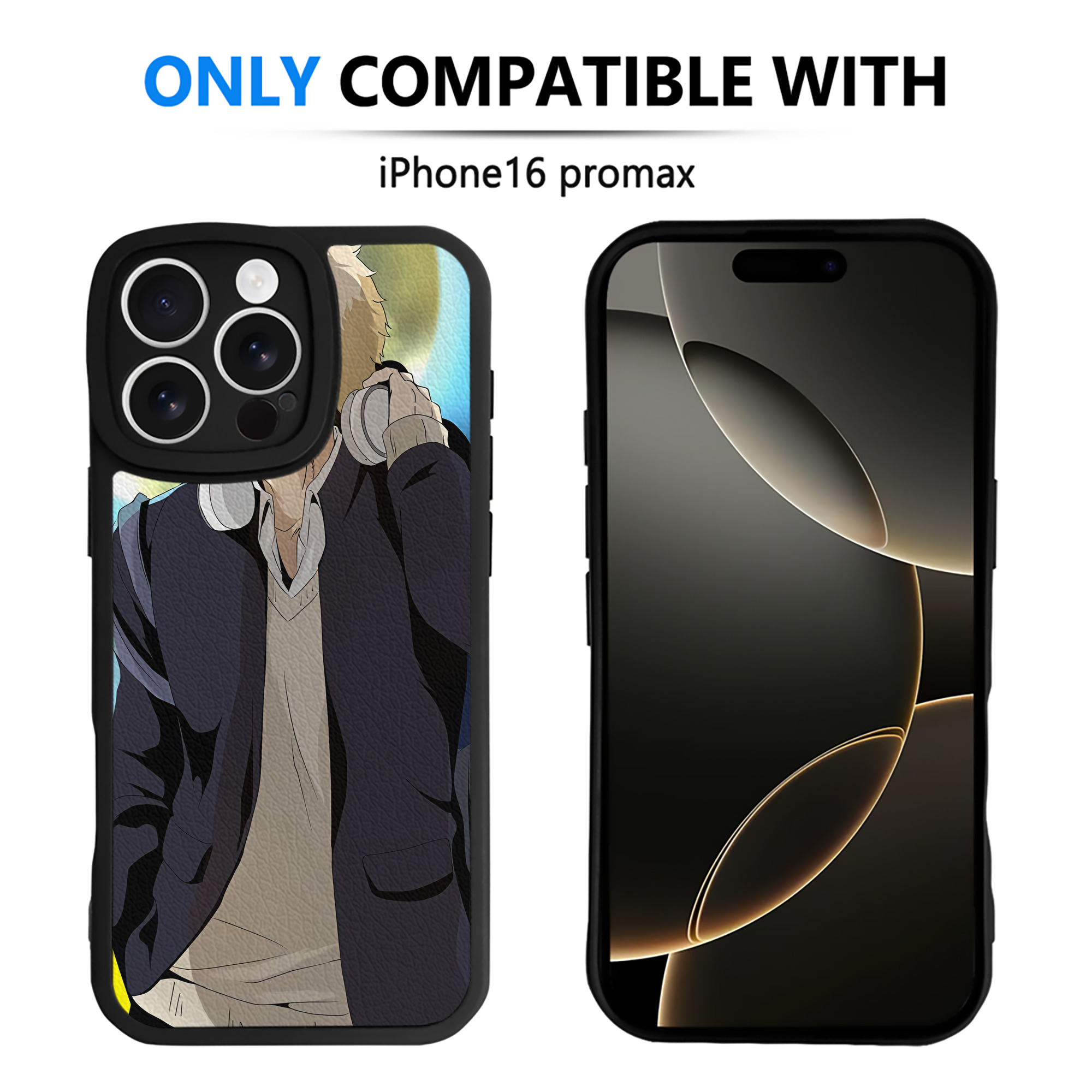 （画像用） ハイキュー!! Haikyu!! 【iPhone 16シリーズ対応】シリコンスマホケース（レザー調） 材質：シリコン